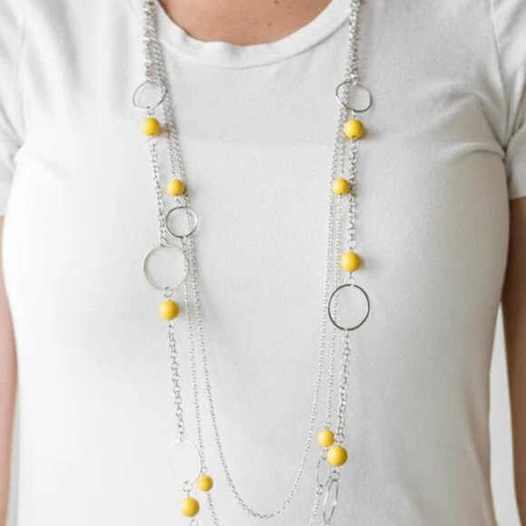 Boho Multi Strand Necklace & Earring Set - Picture 7 of 7